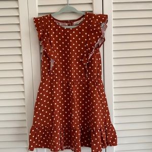 Copper key dress. Size 5